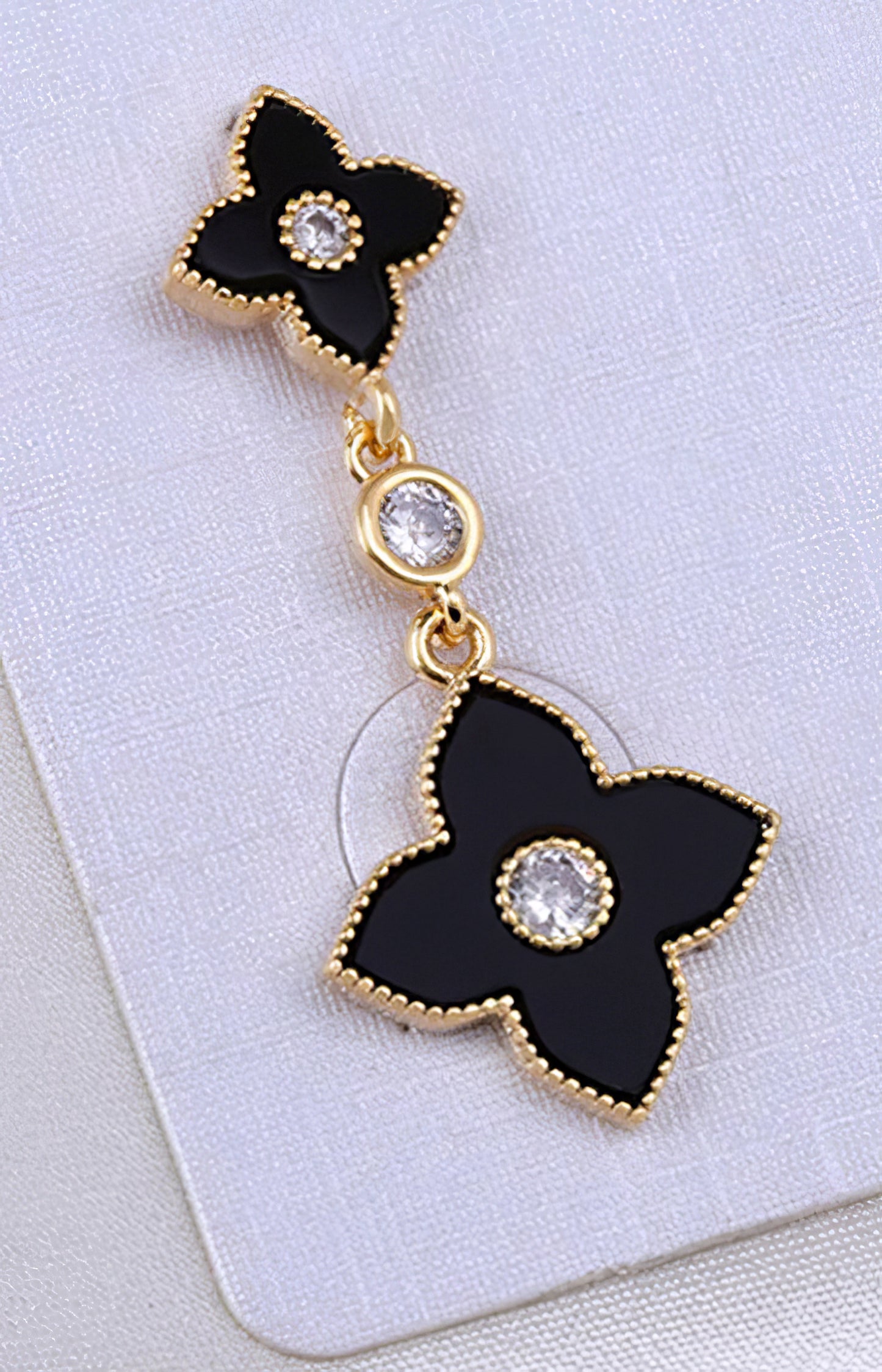 Four Leaf Clover Dangle Earring