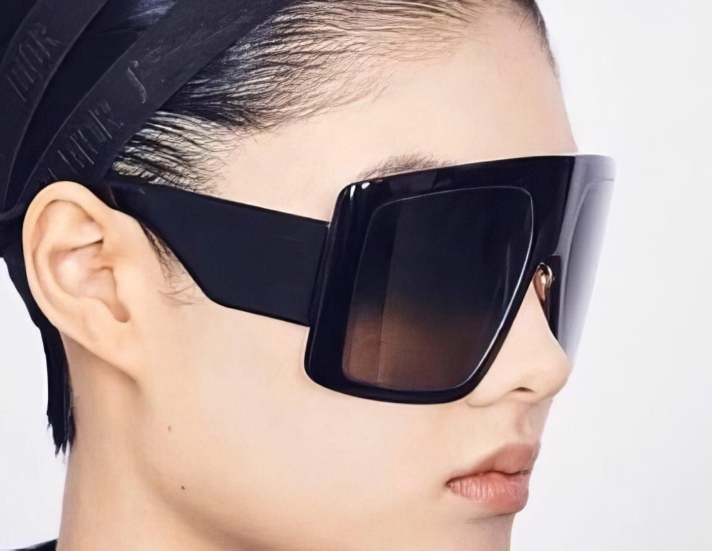 Oversized Square Sunglasses in Black