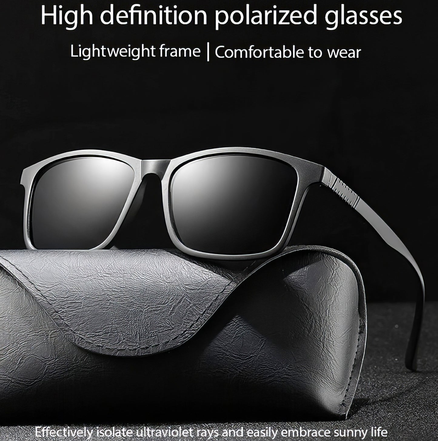 Mens Polarized Driving Glasses Classic Sport Look